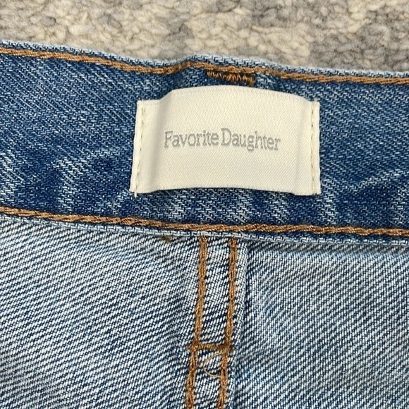 New Favorite Daughter Juni High Rise Shorts Floral Daisy Sunflower Sz 31 - Picture 14 of 16